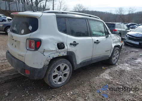2015 Jeep Renegade Limited from USA, damaged, VIN ZACCJBDT1FPC44818
